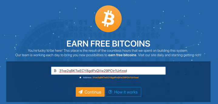 Earn free bitcoins wallet